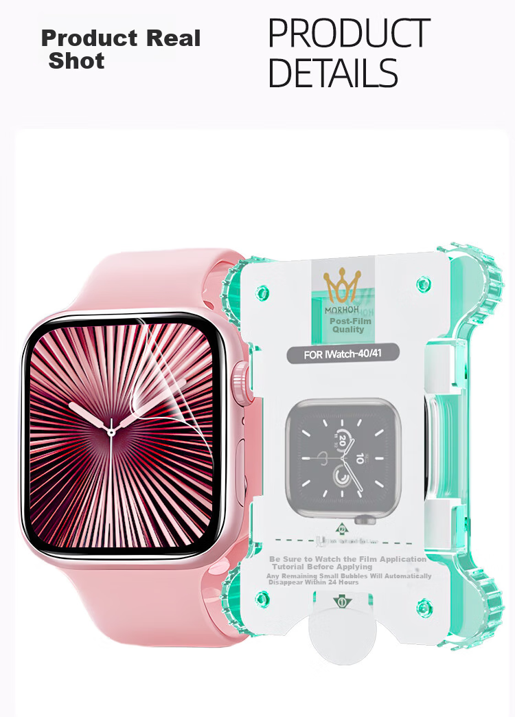 Mohou [2-Pack] Screen Protector for Apple Watch S11/S10, Full Coverage, Automatic Positioning, Anti-Scratch, Anti-Fingerprint, HD Hydrogel Film for Apple Watch 42MM 10