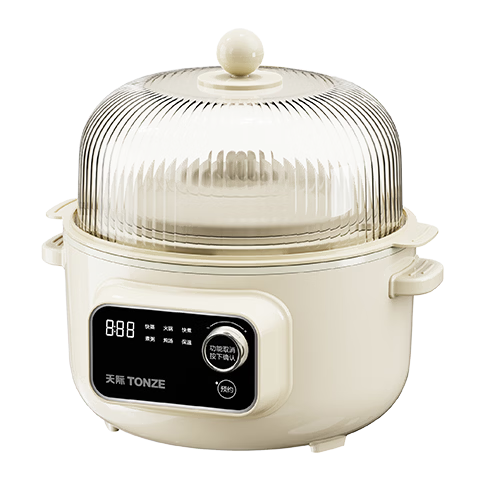 TONZE Electric Stew Pot, Electric Clay Pot, Double Boiler, Soup Pot, Bird's Nest Cooking Pot, Health Pot, Baby Porridge Cooker, 3-4 Person Steaming And Stewing Multi-Function Electric Stew Pot DRG-30RA