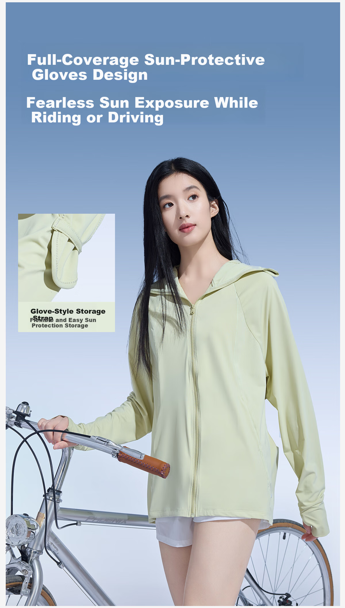 Moxun [Zhao Lusi Same Style] Summer Breathable Ice Titanium Yarn Ice Silk Cooling Outdoor Sun Protection Jacket 10