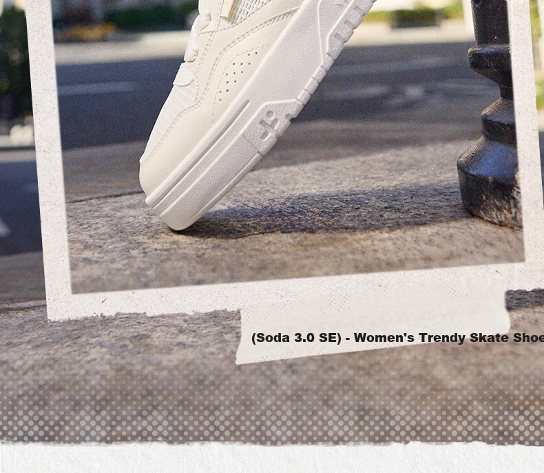 361° Women's Sports Shoes Soda 3 Spring Summer Breathable Retro Thick Sole Casual Sneakers 682616619-4 1