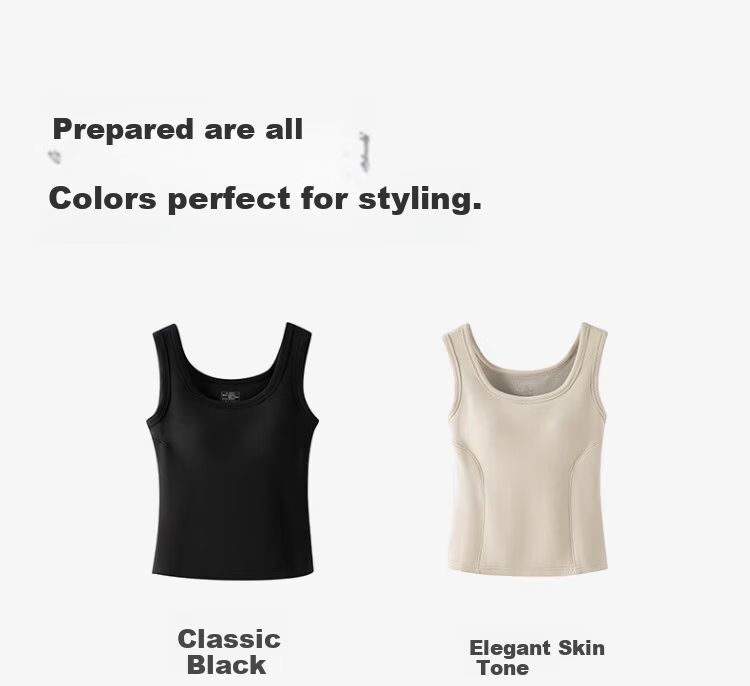 Langsha Graphene Thermal Vest for Women with Built-in Chest Pad, Autumn and Winter Fleece-Lined Thickened Wool Heating Base Layer Underwear 21
