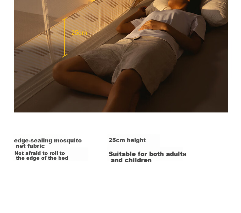 MEDOGA Mongolian Mosquito Net, 1.5x2 Meters, Home Use, Integrated Design, No Installation Required, Three-Door Opening, Large Space, Star Blue [Foldable] 22