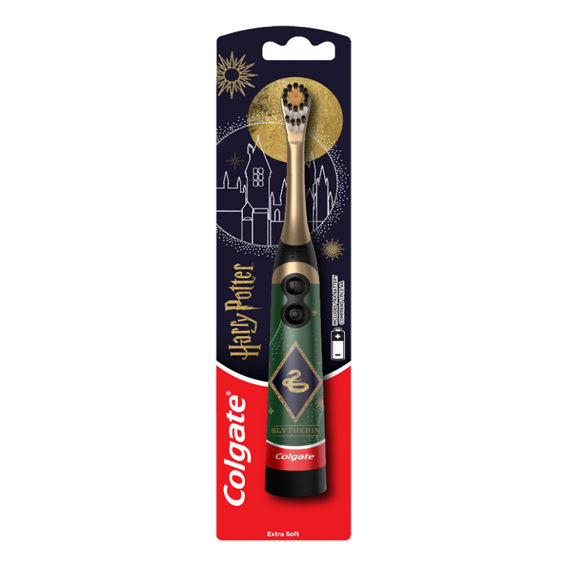 Colgate Harry Potter Gryffindor Kids Electric Toothbrush for Ages 3-12 Birthday Gift Family Pack