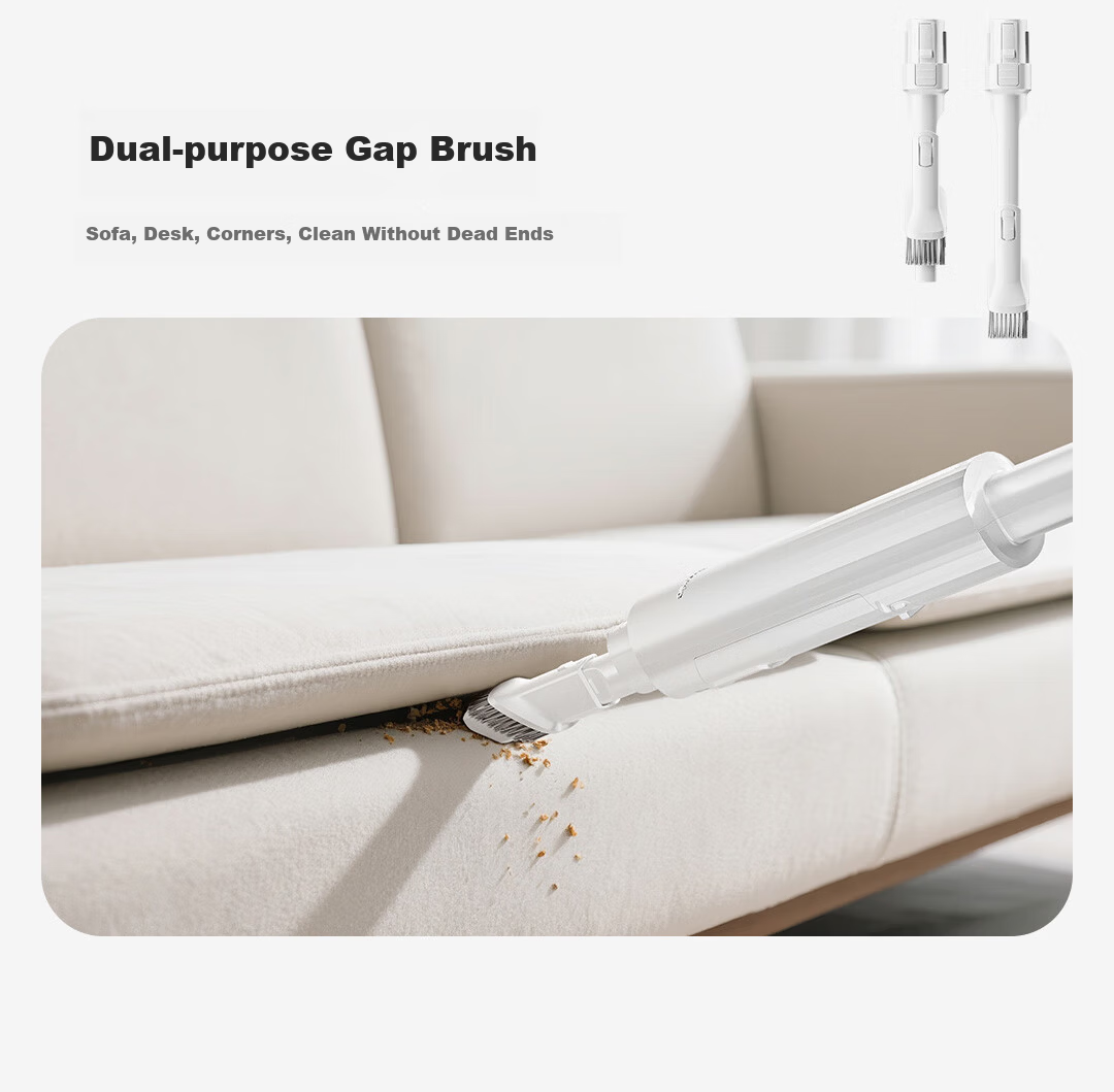 Panasonic Xtra Zero Zero Cordless Vacuum Cleaner Automatic Dust Collection Home Powerful Handheld Green Light Dust Detection Pet Hair Removal MC-KAX1W [60 Days No Trash Emptying] 20