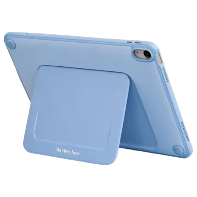 Torras KLite Slim Dopamine Protective Case for Apple iPad Air 8 / Air 7 11-inch Tablet with Pen Slot, Anti-Bend Drop Stand Full Coverage Acrylic Case Black