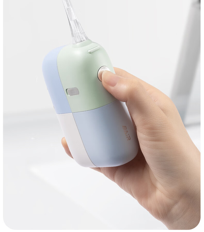 Bayer [618 Lowest Price Sale] Professional Portable Handheld Ultrasonic Water Flosser Teeth Cleaning Device Set (M4+V6 Ocean Blue Dream) 4
