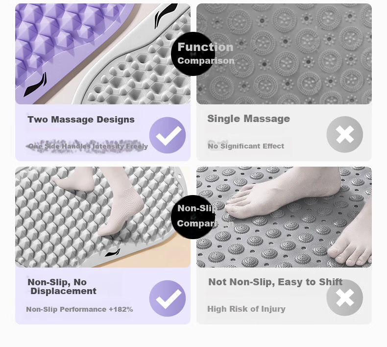 Li-Ning Pressure Plate Foot Massage Ultra-Slow Running Meridian Dredging Acupoint Adult In-Place Silicone Foot Pad Gel 6