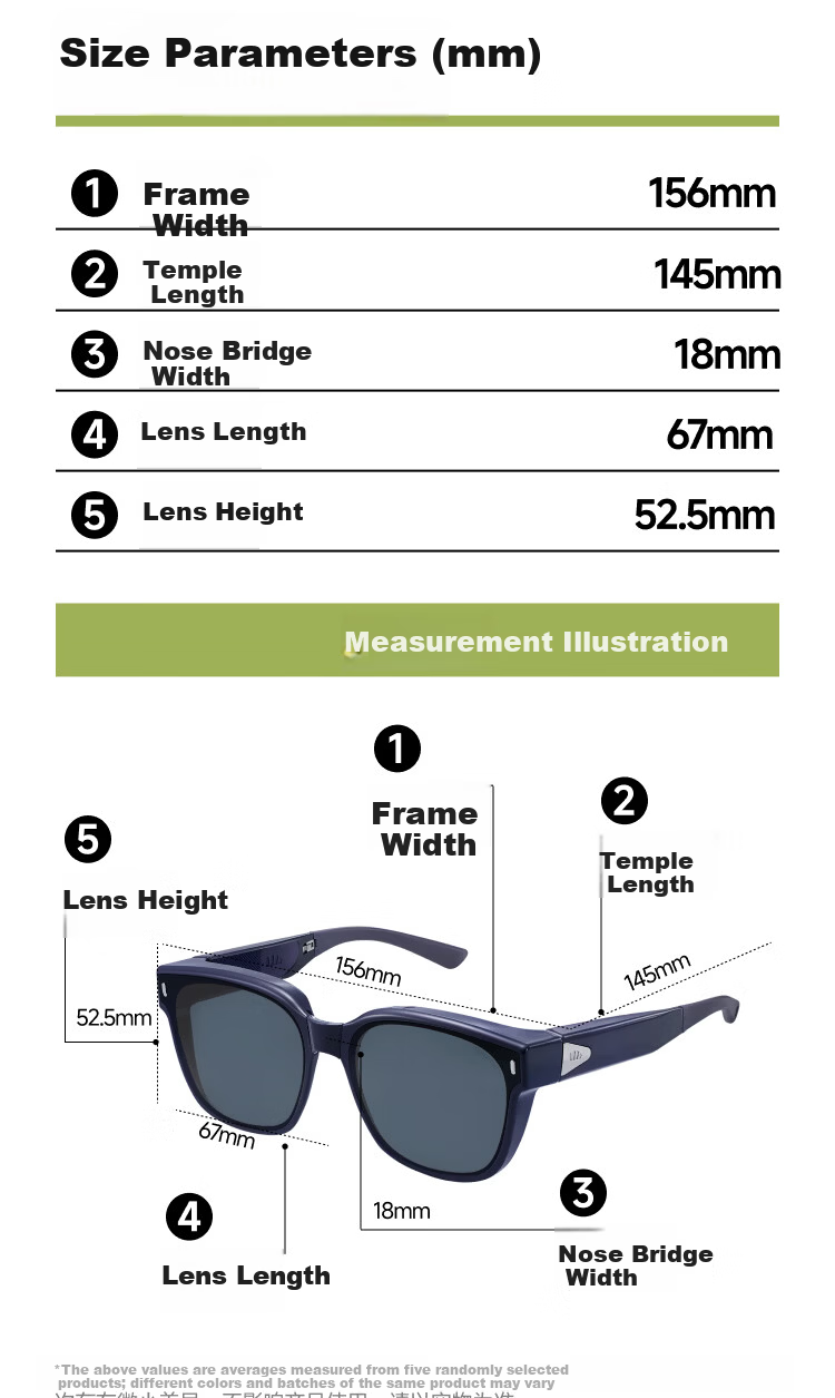 Banana Under Sunglasses Unisex Polarized Round Frame FD013 Compatible with Prescription Glasses for Driving Outdoor Travel Gift for Boyfriend 24