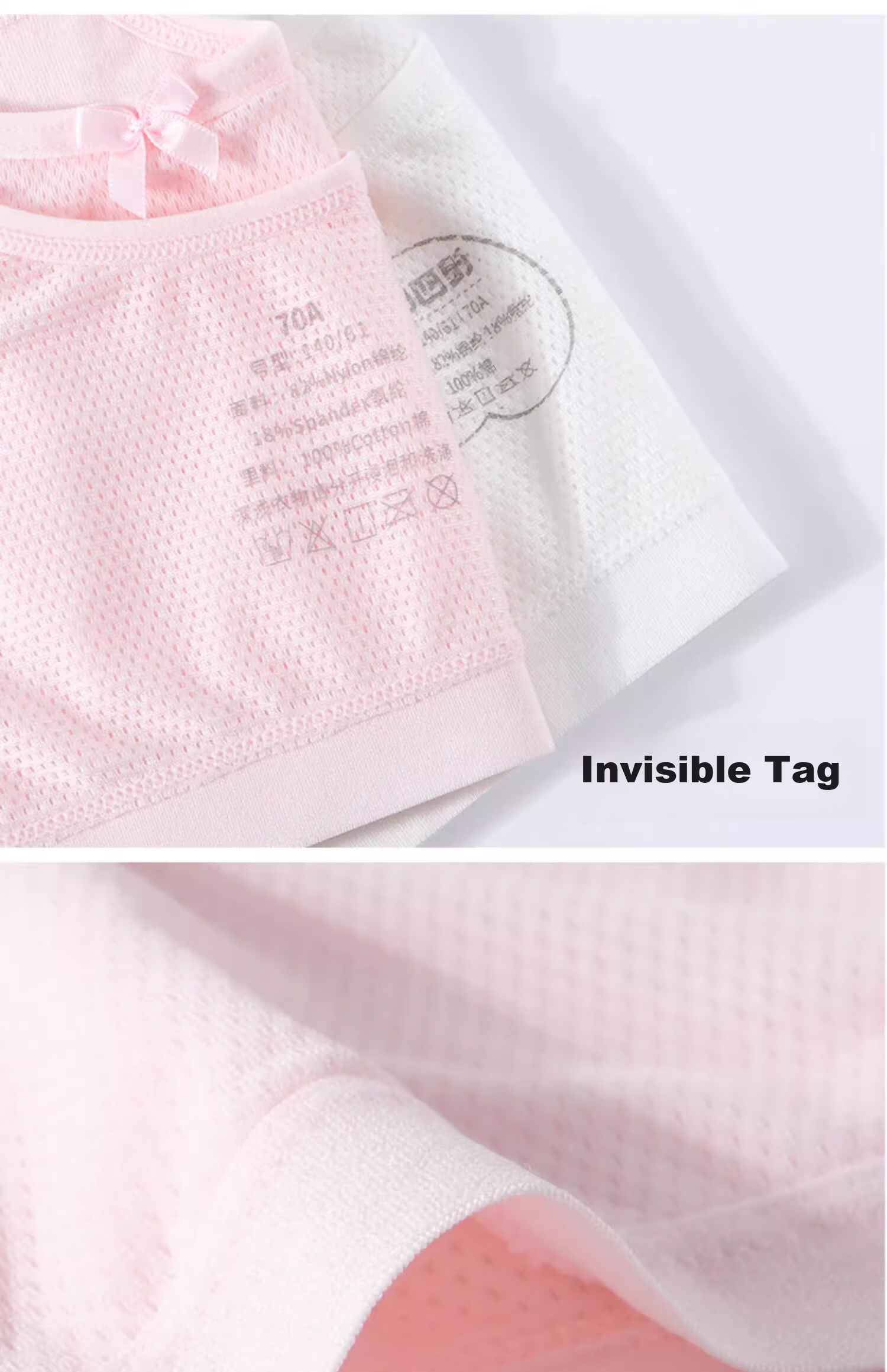 Energetic Teenage Girls Developmental Anti-Peek Thin Cotton-Lined Vest Elementary School Student Bra Initial Development Tube Top 17