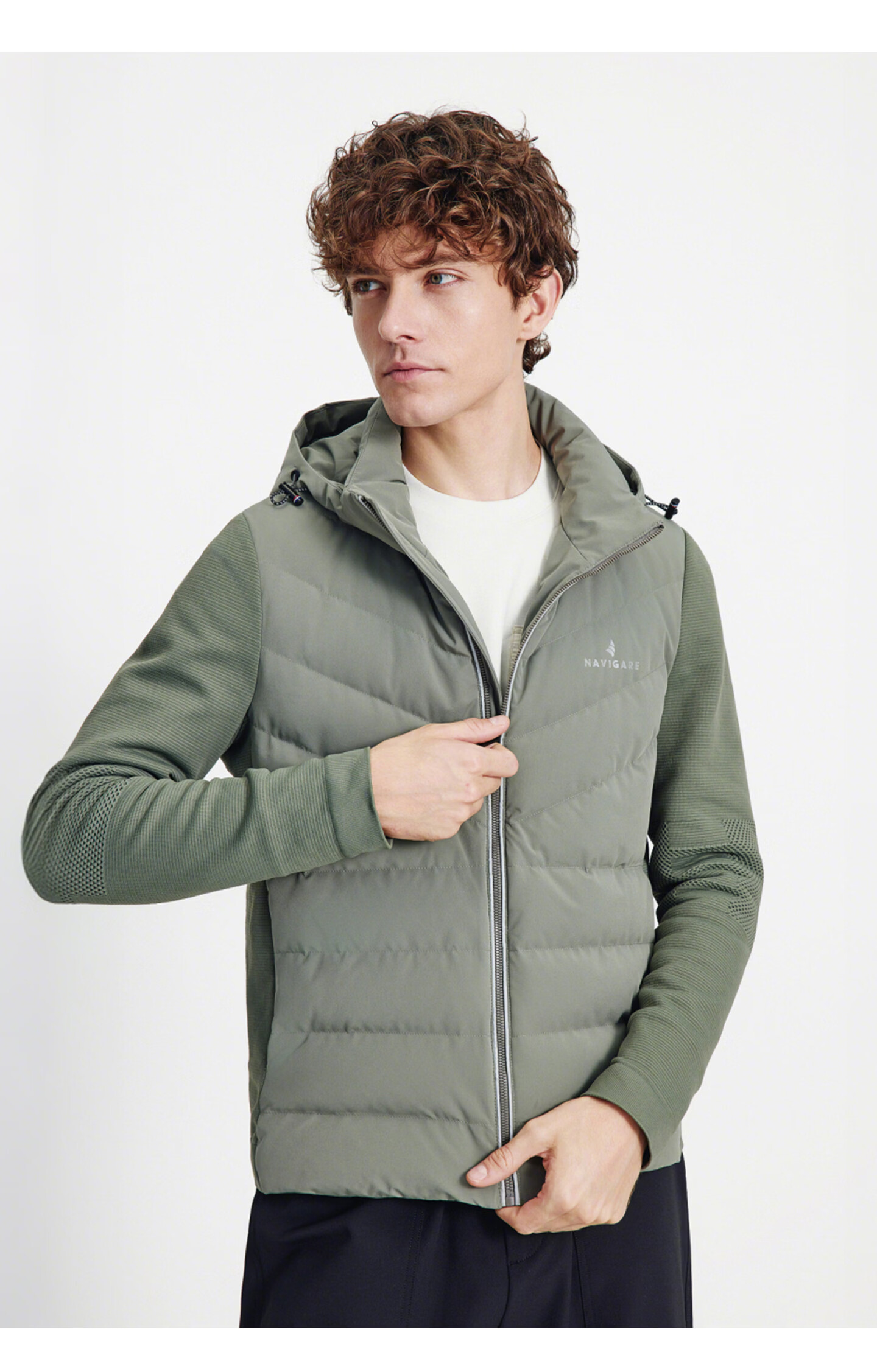 Navikail Italian Small Sailboat 25th Anniversary New Men's Hooded Down Jacket Thin Sports Coat 1341605505 18