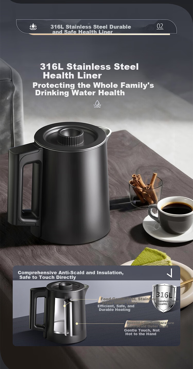 Haier Little Star Pro 2026 Tea Bar Machine New Model Water Dispenser Home High-End Living Room 316L Stainless Steel Kettle Integrated Automatic Water Supply Bottom Placement Tea Bar Cabinet Warm and H 6