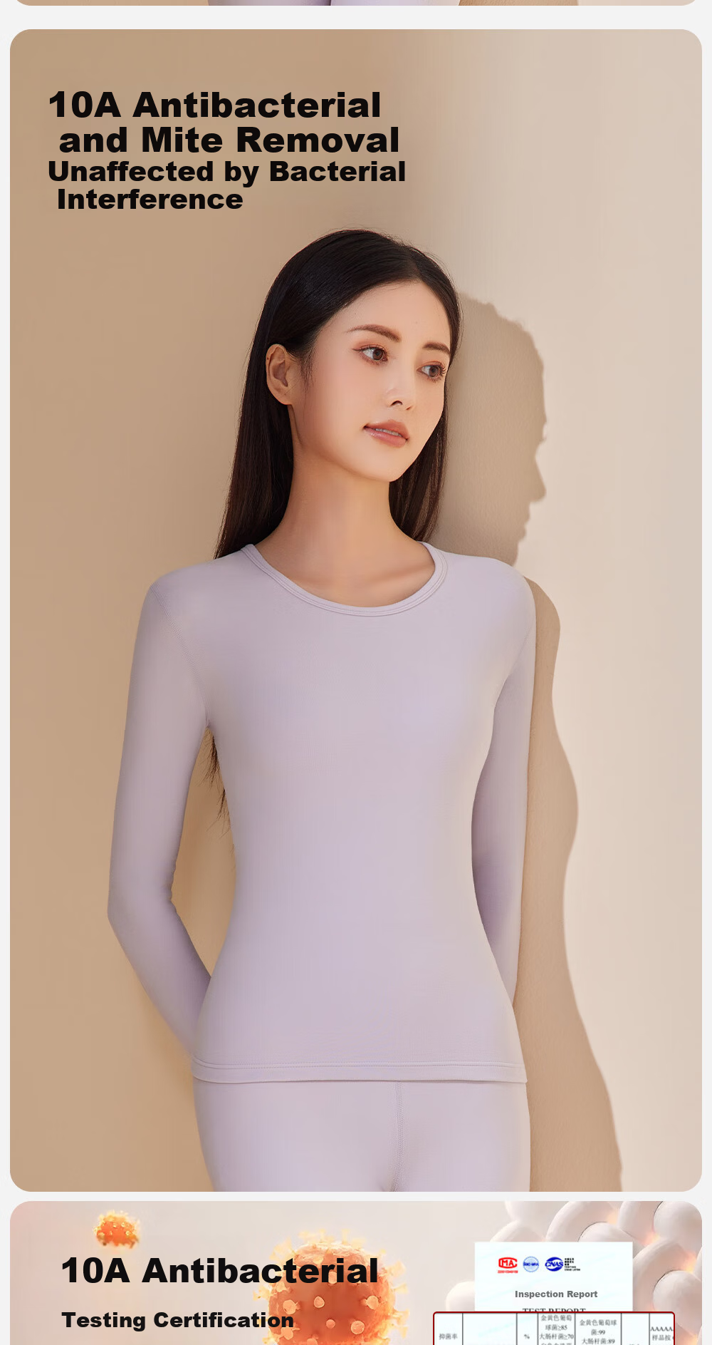 Urban Beauty Women's Thermal Underwear Set 2025 Autumn Winter New Fleece Lined Thickened Down Protein Moisturizing Base Layer Top and Pants 7