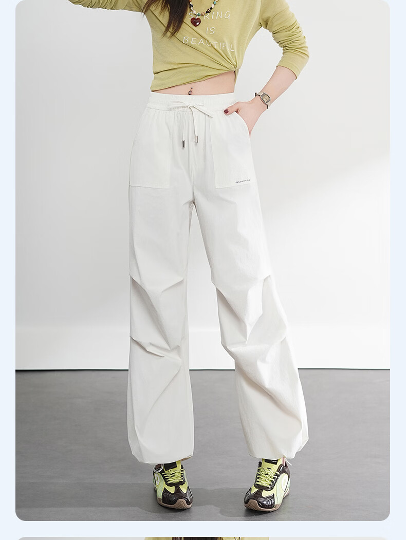 Langsha Women's Outdoor Work Pants Summer Thin Breathable Quick-Dry Ice Silk Sun Protection Tactical Hiking Straight-Leg Trousers 16