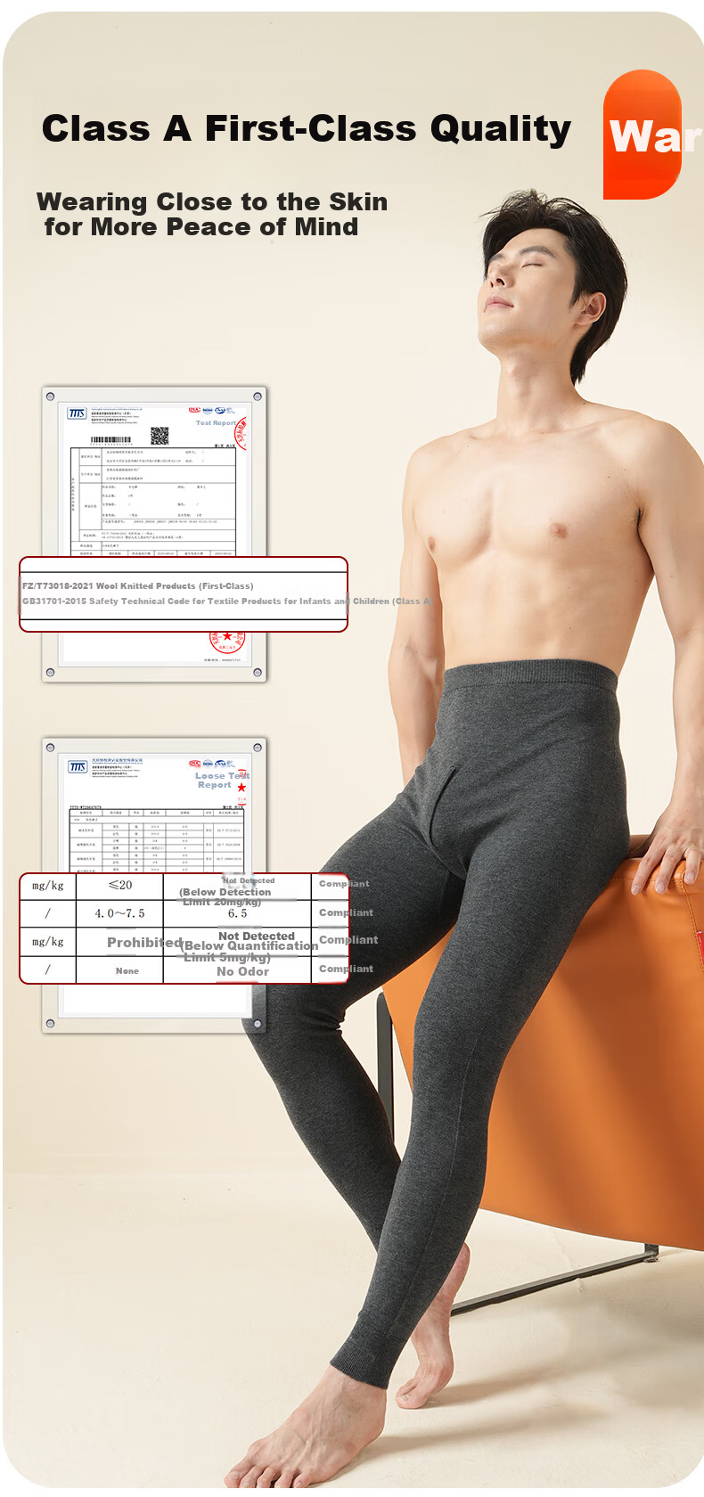 Mengyangwang Women's Thin Wool Pants Slim Fit Warm Leggings High Waist Outerwear Suitable Autumn Winter Thermal Underwear 6
