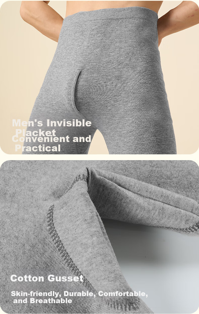 Mengyangwang Women's Thin Wool Pants Slim Fit Warm Leggings High Waist Outerwear Suitable Autumn Winter Thermal Underwear 26