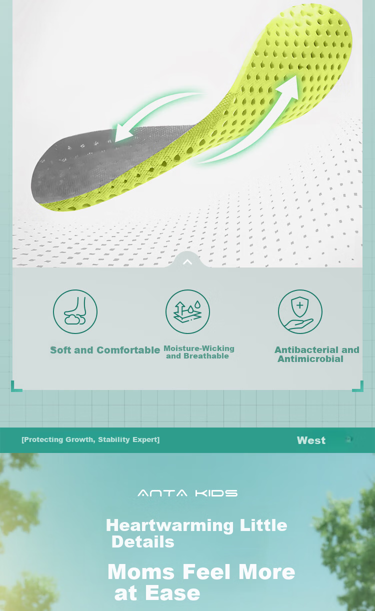 Anta Kids Girls Summer 2026 Breathable Lightweight Water Shoes Sandals A22629906 17