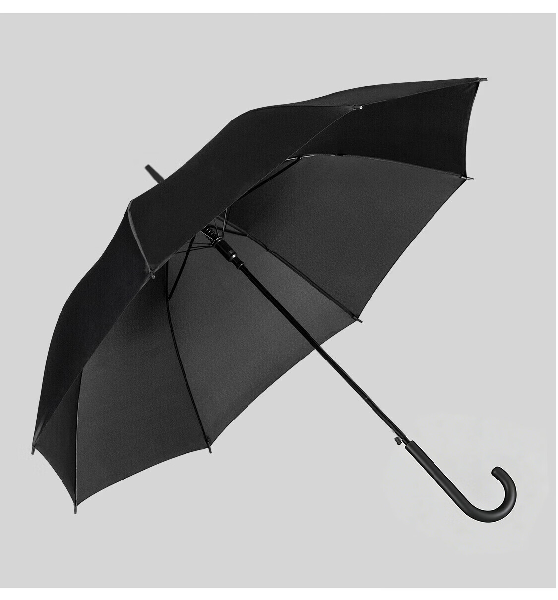 Meebordi Large Reinforced Thickened Sturdy Windproof Long Handle Heavy Rain Business Semi-Automatic Umbrella Customizable 20