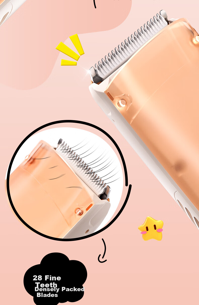 Panasonic Baby Hair Clipper Electric Trimmer Children's Hair Cutter Home Quiet Scalp-Friendly Automatic Hair Suction Washable ER-PGF21-D 7