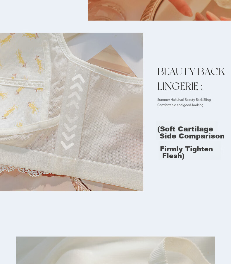 Mankejiao Women's Large Bust Minimizing Full Coverage Thin Adjustable Plus Size Corrective Bra 12