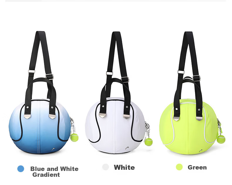 HEAD Large Capacity Crossbody Bag Unisex Shoulder Bag New Commuter Cylinder Fashion Tennis Shape Bag 4