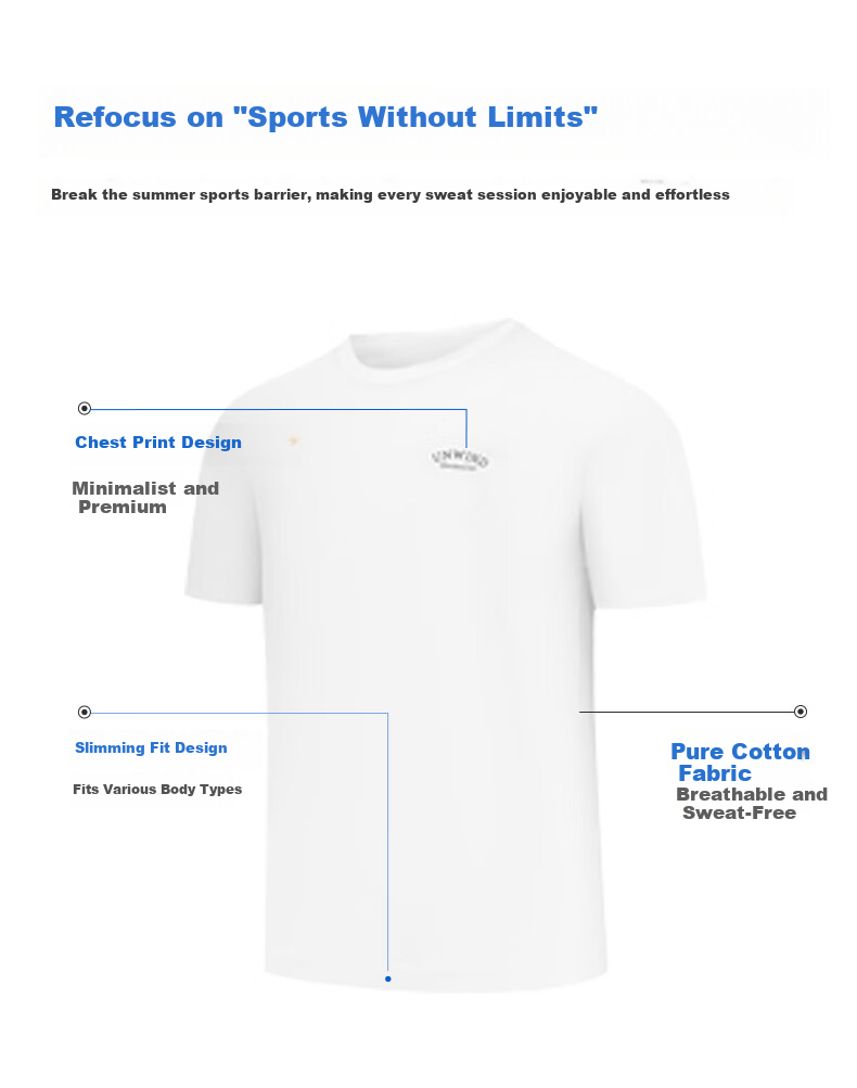 Jordan Men's Sports Short Sleeve T-Shirt 2026 Summer New Lightweight Comfortable Breathable Casual Cotton Tee 2
