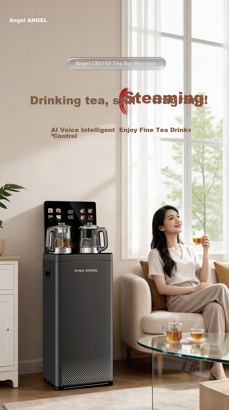 Angel Home Tea Bar Machine High-End Living Room Smart Voice Control Anti-Overflow and Dry-Burn Protection Bottom-Load Water Dispenser Constant Temperature Health Preservation Stewing Kettle Integrated 2