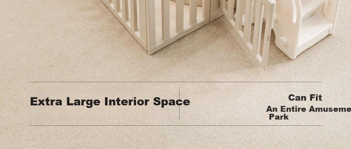Beiyi Baby Playpen Crawl Mat Protective Fence Rainbow Floor Playpen 150x200cm 23