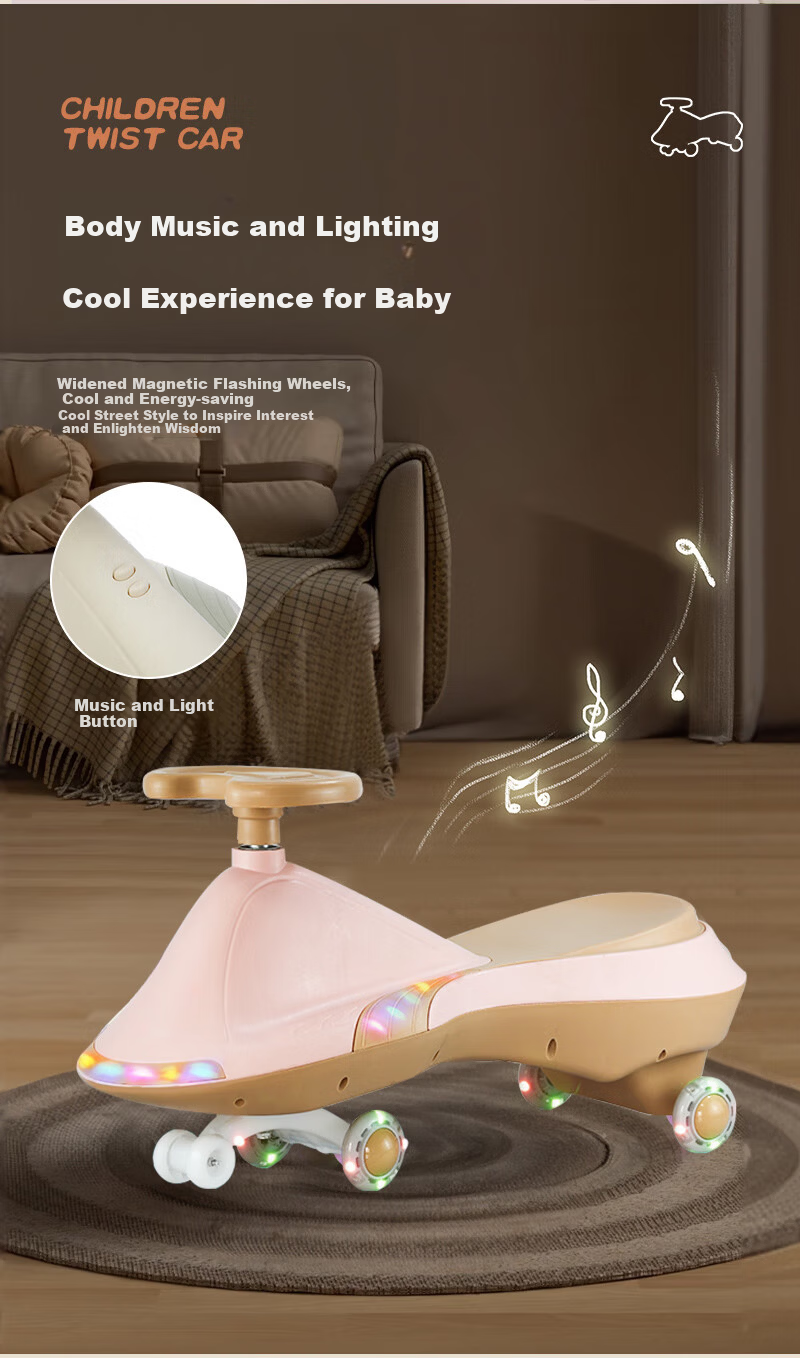 Strolex Kids Twist Ride-On Car for Ages 1-5-8, Swing Car, Toddler Scooter, Boys and Girls Baby Ride-On Toy Car 9