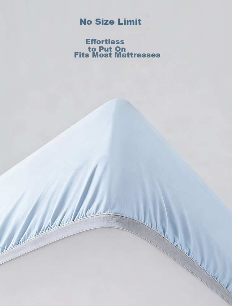 FUANNA x JDear JD.com Collaboration Hypoallergenic Deep Sleep Air Cushion Fitted Sheet Class A Ultra-Soft Washable Fitted Sheet 180x200cm 9