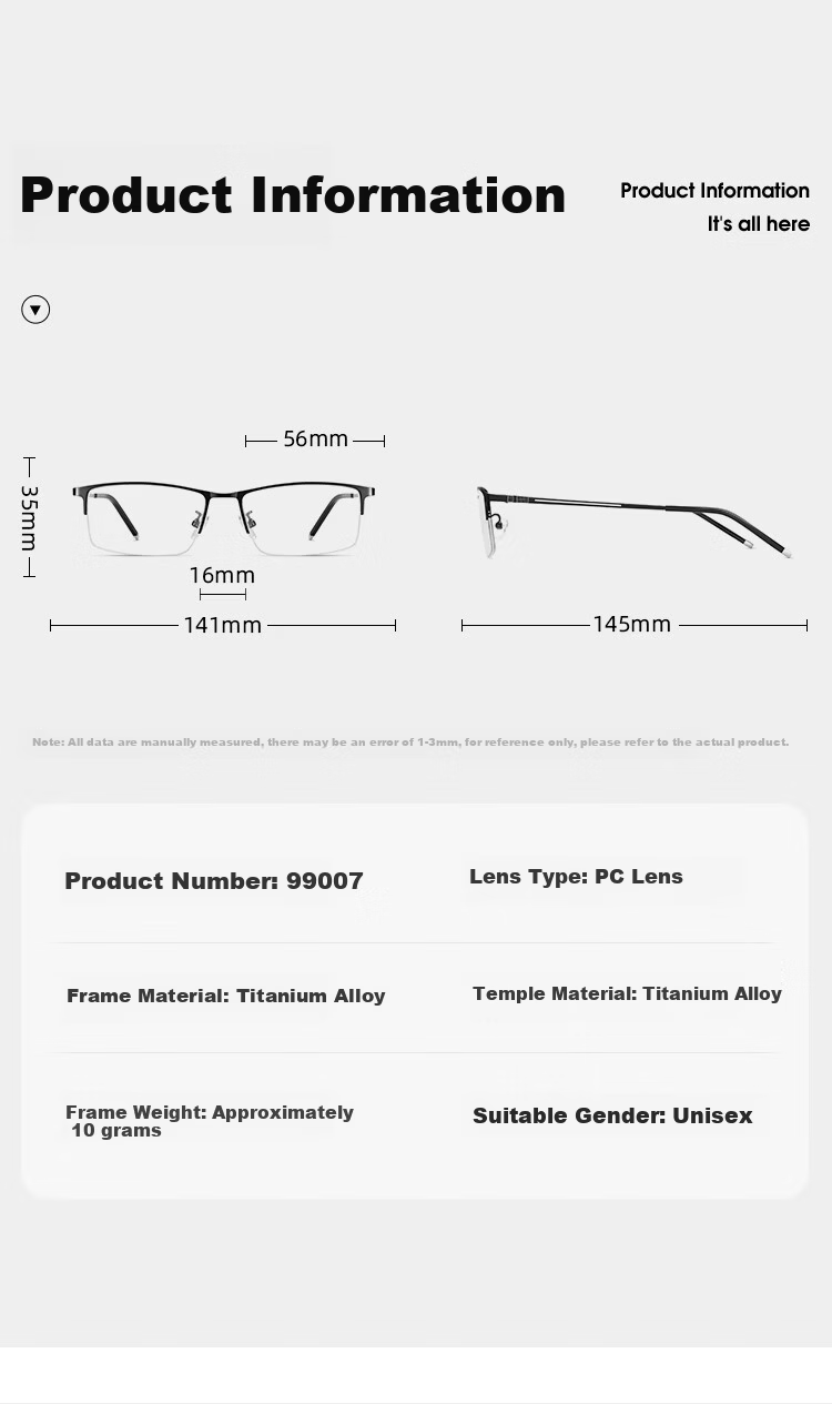 CAPONI Japanese Imported Titanium Men’s Smart Zoom Multifocal Reading Glasses Genuine Driving and Walking Use 9