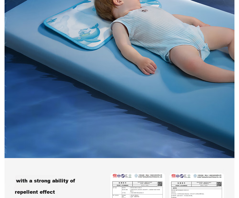 Beitaisi Children's Pillow, Summer Breathable Baby Ice Silk Cool Pillow, for Ages 3-6, Infant Kindergarten Pillow, Cloud Slice Pillow, Mushroom Farm 24