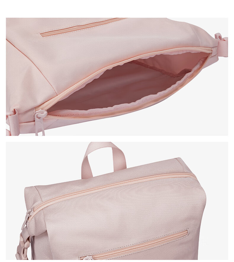 Anta Unisex Simple Large Capacity Canvas Backpack for Teens Hiking Cycling Sports School Bag 11