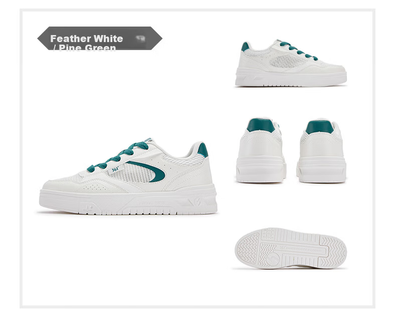 361° Women's Sports Shoes Soda 3 Spring Summer Breathable Retro Thick Sole Casual Sneakers 682616619-4 25