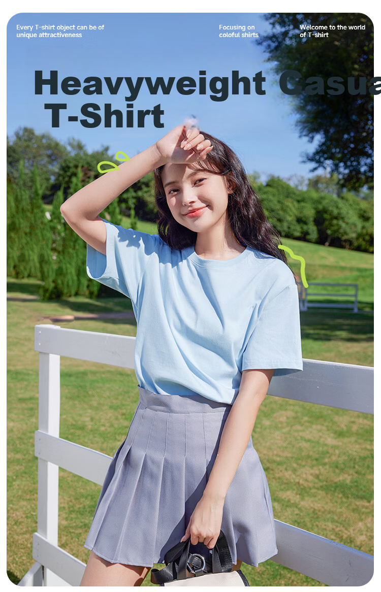 Baleno Women's Cotton Loose Fit Short Sleeve T-Shirt 2026 Summer New Casual Breathable Versatile Top 2