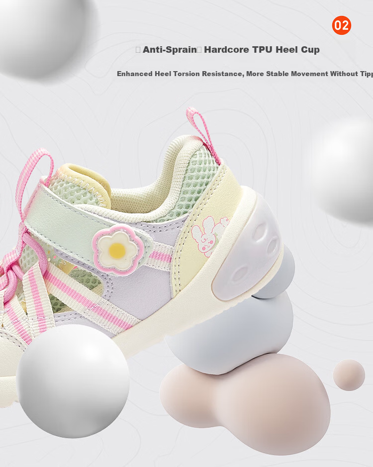 Balabala Kids Functional Shoes Children's Shoes Toddler Shoes Boys Girls Sandals 2026 Summer New Breathable Sports Shoes Cool 5