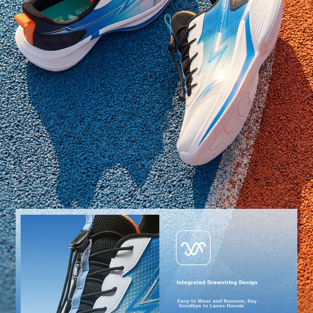 Anta Kids Cloud Running Boys and Girls Running Shoes 2026 Rebound Shock Absorption Sports Shoes Casual Sneakers A12615501H 10