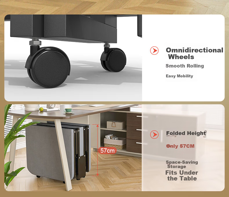 Restar Folding Bed Office Nap Essential Hospital Companion Bed Comfortable Wooden Sponge Single Nap Bed 60cm 6