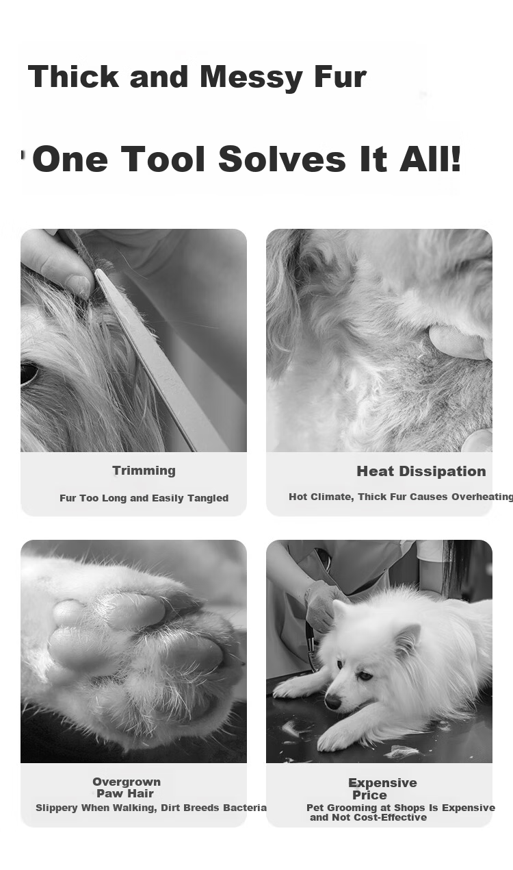 Yijan Pet Paw Hair Trimmer, Cat And Dog Side Trimming And Hair Suction Tool, Pet Store Same Model Grooming Clipper, Graduation Gift 2