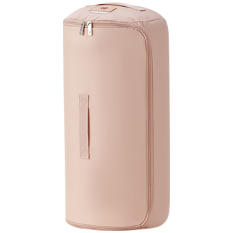 EACHY Cylinder Quilt Storage Bag Organizer Clothes Quilt Packing Bag Moving Essential - Mumei Pink M