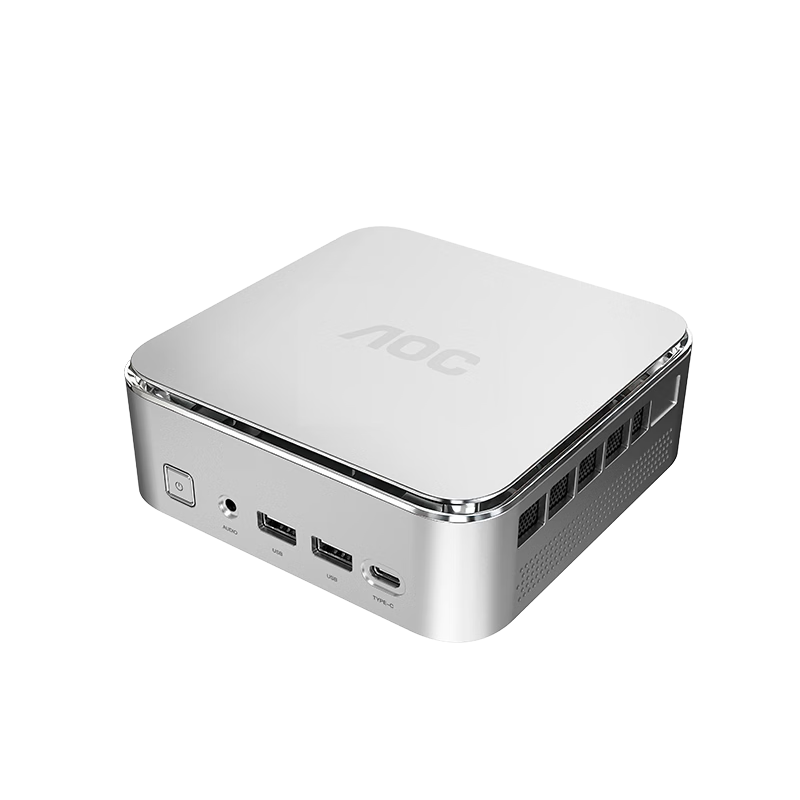 AOC Mini PC MOSS M6Plus Commercial Office Home Desktop Computer (R7-H255 24G 512G Wall-Mount)