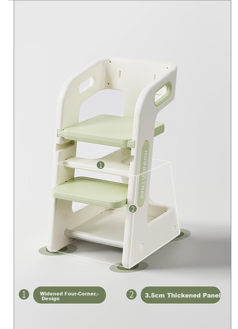 Hobby Tree Children's Learning Chair Multifunctional Foldable Portable Dining Chair Gray 13