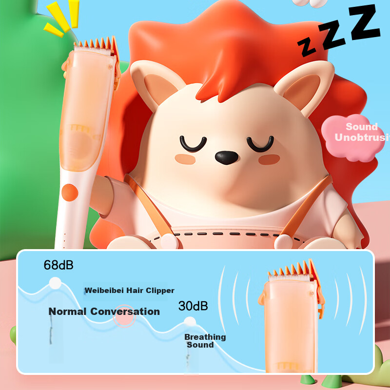 Panasonic Baby Hair Clipper Electric Trimmer Children's Hair Cutter Home Quiet Scalp-Friendly Automatic Hair Suction Washable ER-PGF21-D