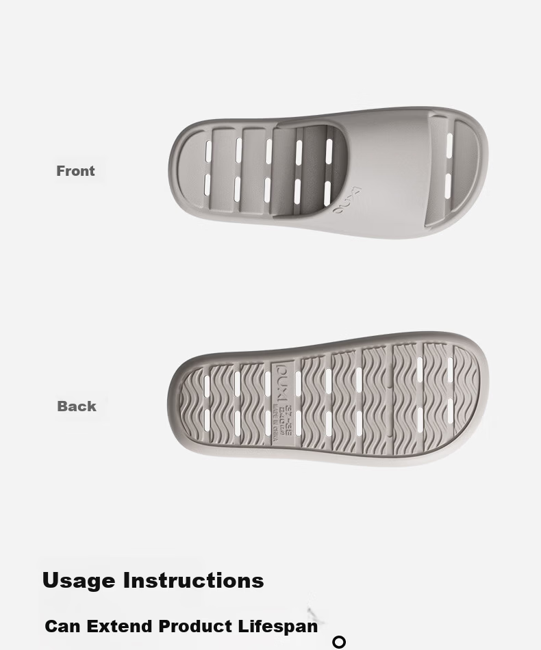 Puxiqin Refreshing Bathroom Slippers Indoor Home Summer Non-Slip Quick-Dry Drainage Shower Hollow Sanitary Cool Slippers for Women 14