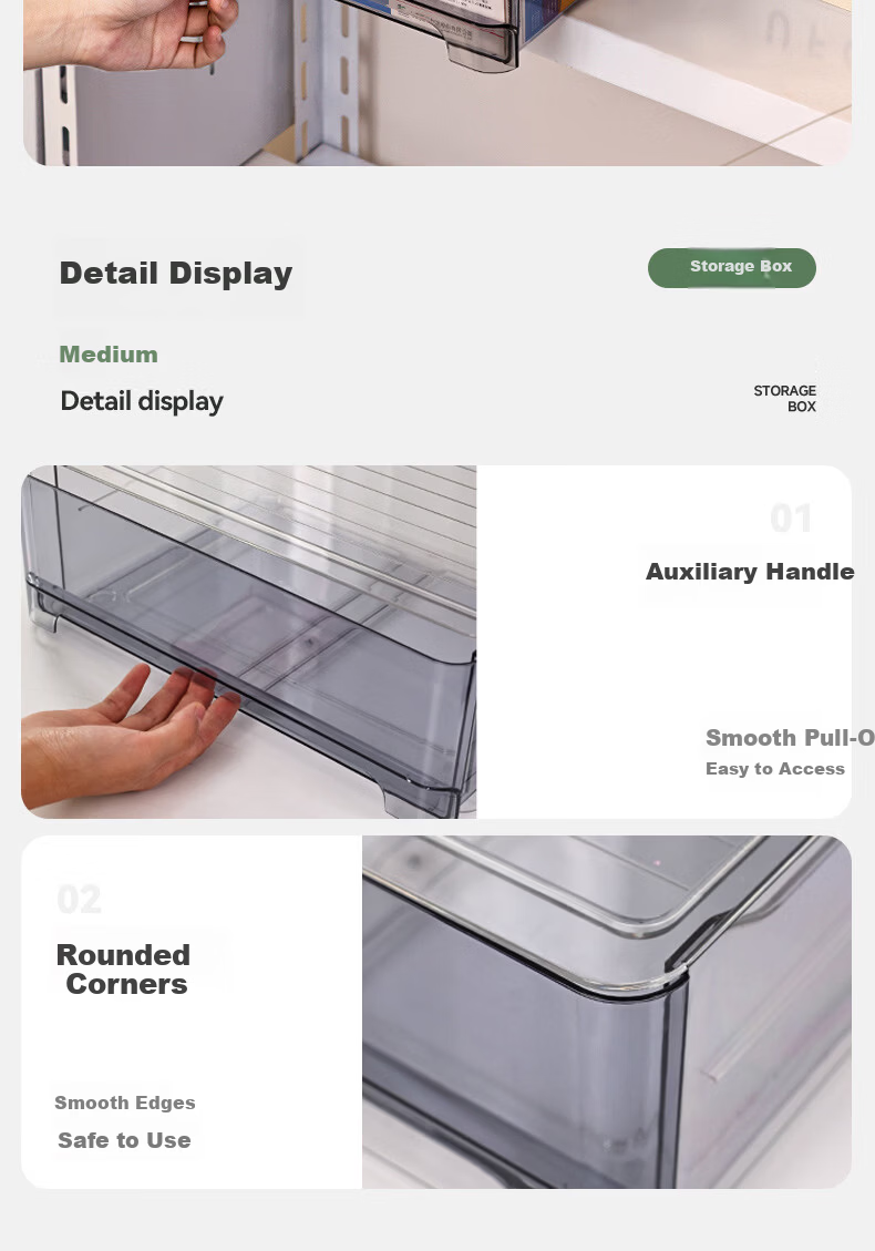 Kousu Medicine Storage Box Desktop Medicine Chest Drawer Storage Cabinet Large Capacity Medical Box Large Household Size 6