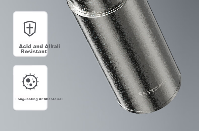 TOMIC Pure Titanium Insulated Travel Mug Small Portable Tea Cup Pocket Cup Car Office Outdoor Birthday Gift 5