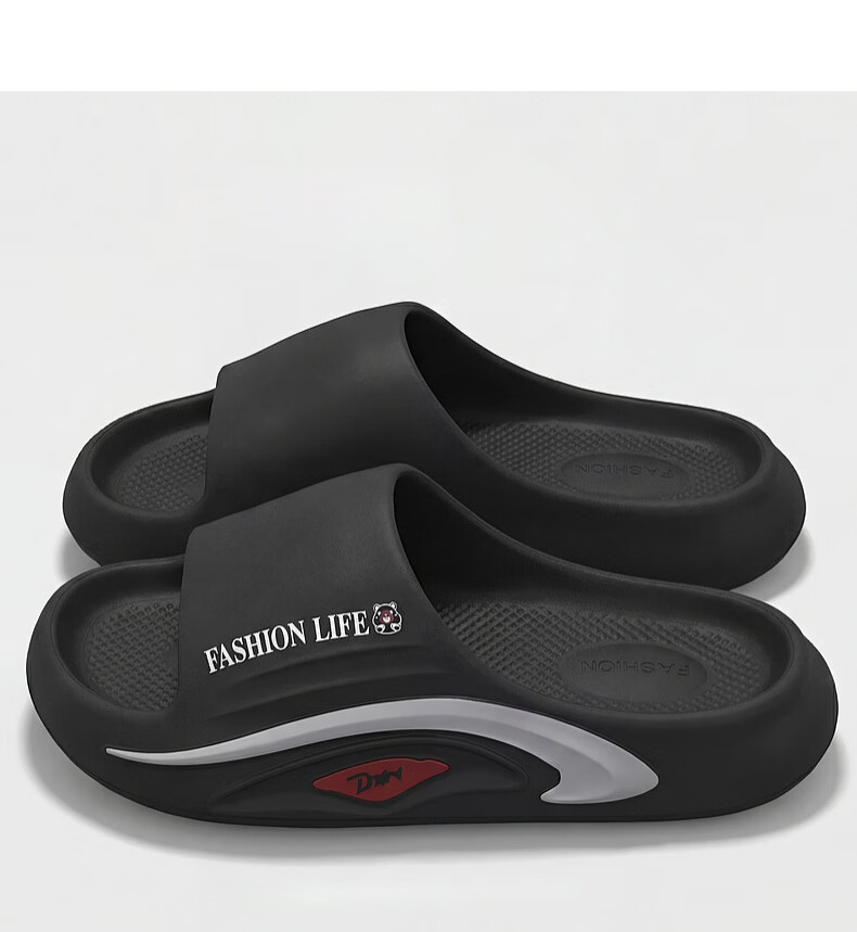 YUZHAOLIN Men's Plus Size Bathroom Shower Extra Large Outdoor Wearable Slippers 5