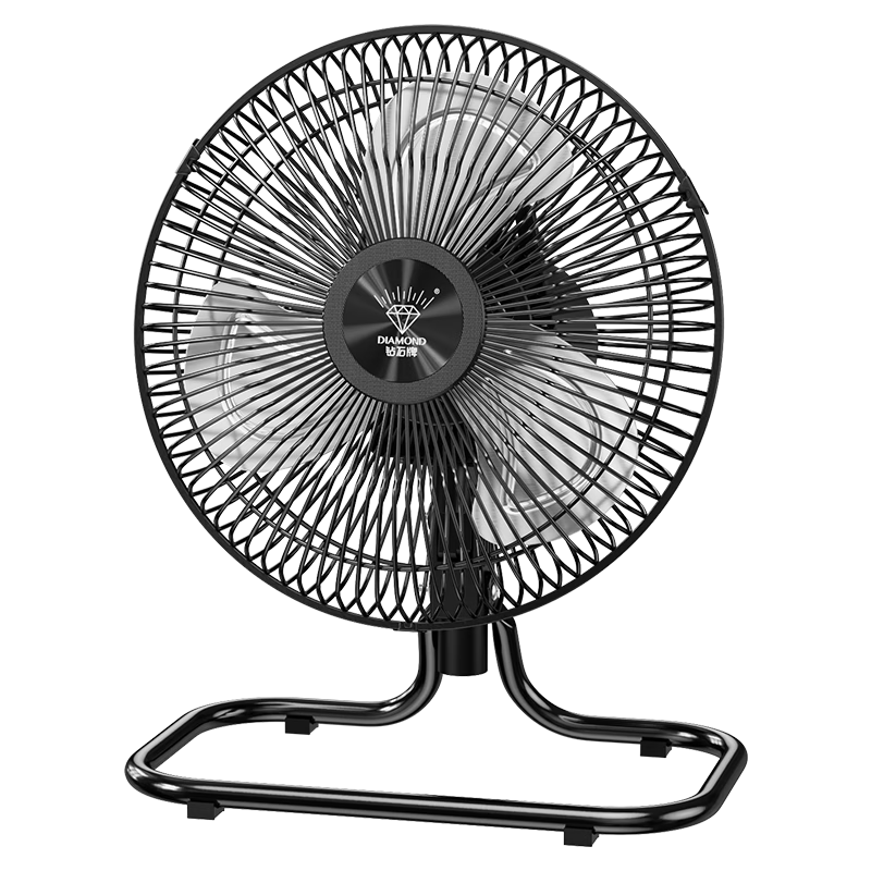 DIAMOND 16-inch Oscillating Industrial High-Power Floor Fan Commercial Strong Sit-and-Crawl Floor Fan (Athens Black) Three-Speed