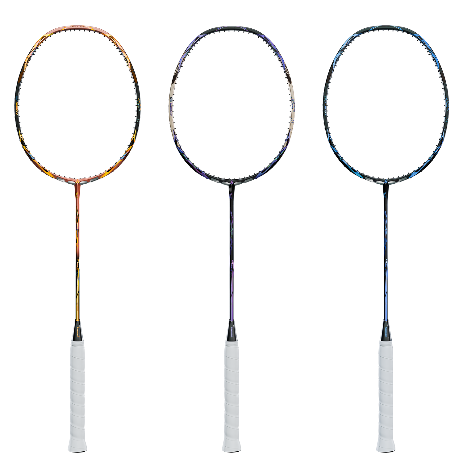 KAWASAKI Featherweight Full Carbon 4U Single Badminton Racket Spear Master Offensive All-Rounder Mao 20 Warm Gold (Gift Box)