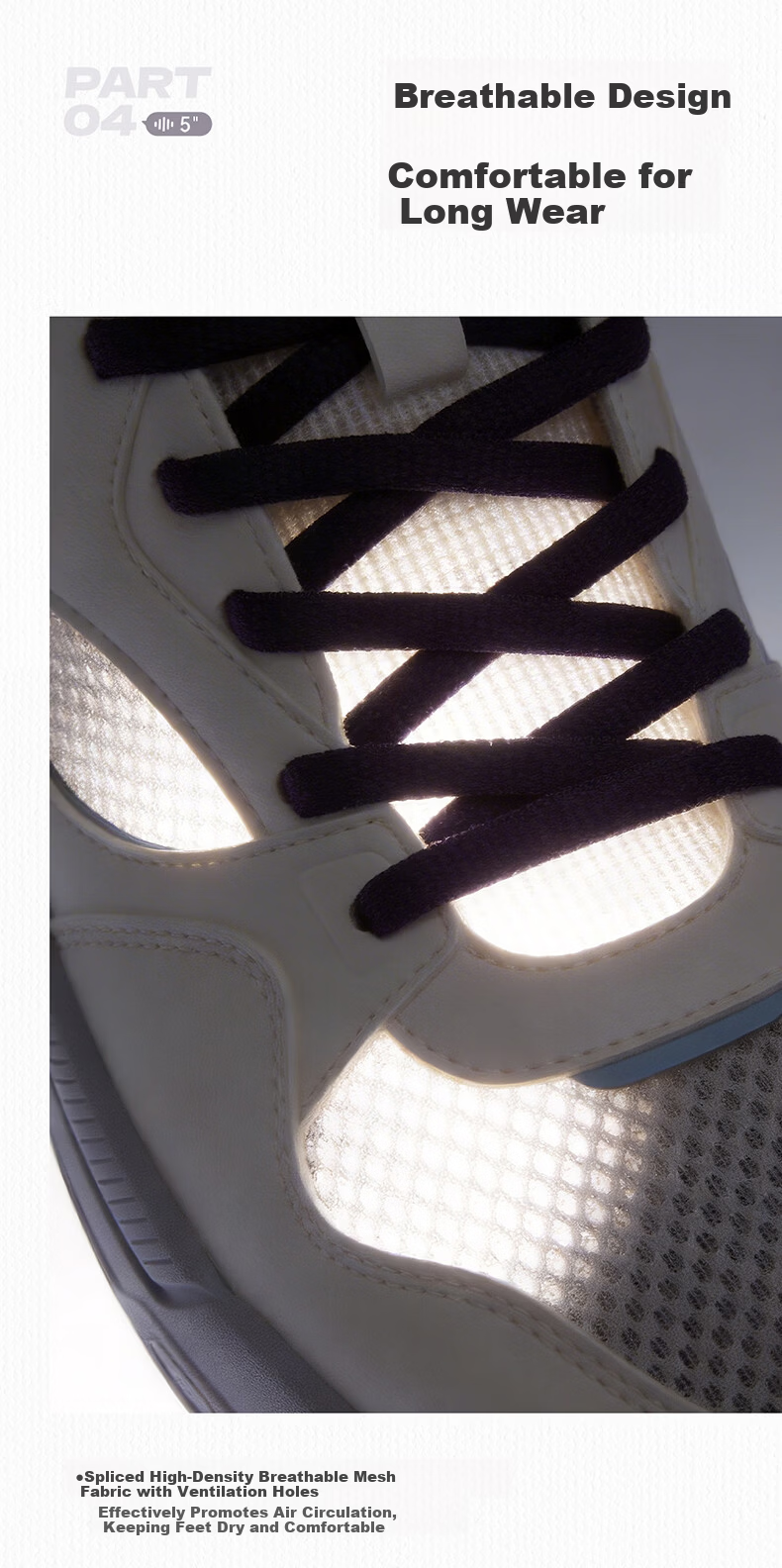 ERKE Men's Casual Sneakers 2026 Summer New Breathable Comfortable Sports Shoes Banxia 4 7