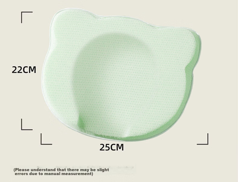 Bledilait Baby Pillow Infant Shaping Pillow Newborn Head Correction Anti-Flat Head Silicone Pillow 0-6 Months 13